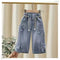 Girls mummy jeans