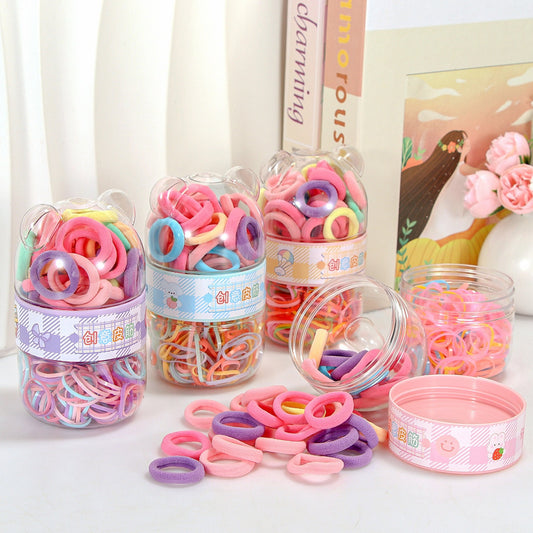 Multicoloured elastic bands