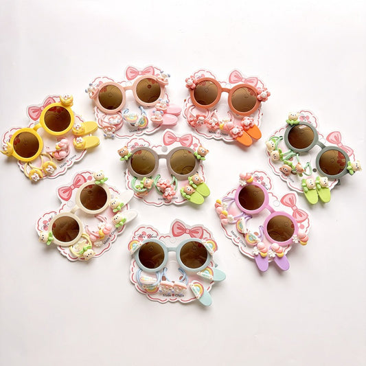 Sunglasses with hair accessories